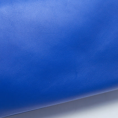 Saint Laurent Cabas Chyc Tote Bag Blue GHW