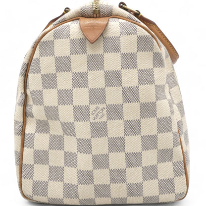 Louis-vuitton Damier Azur Speedy 30 Canvas
