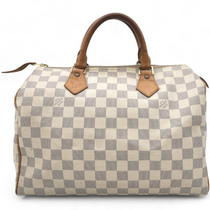 Louis-vuitton Damier Azur Speedy 30 Canvas