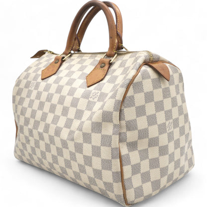 Louis-vuitton Damier Azur Speedy 30 Canvas