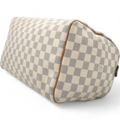 Louis-vuitton Damier Azur Speedy 30 Canvas