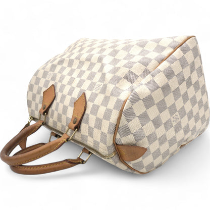 Louis-vuitton Damier Azur Speedy 30 Canvas