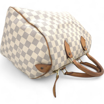 Louis-vuitton Damier Azur Speedy 30 Canvas
