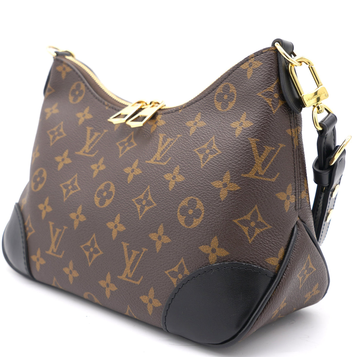 Louis-vuitton Monogram Boulogne NM Black