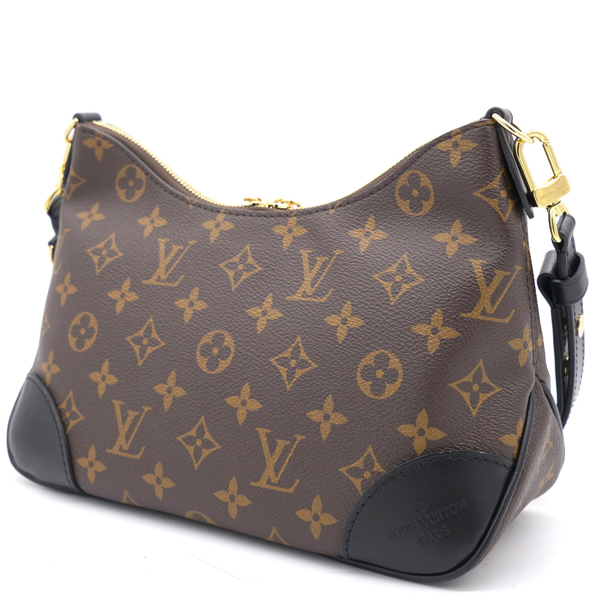 Louis-vuitton Monogram Boulogne NM Black