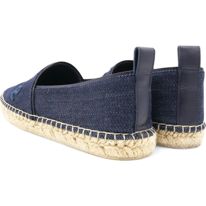 Louis-vuitton Canvas Waterfall Espadrille Flats Marine Size36