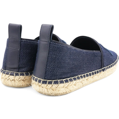 Louis-vuitton Canvas Waterfall Espadrille Flats Marine Size36