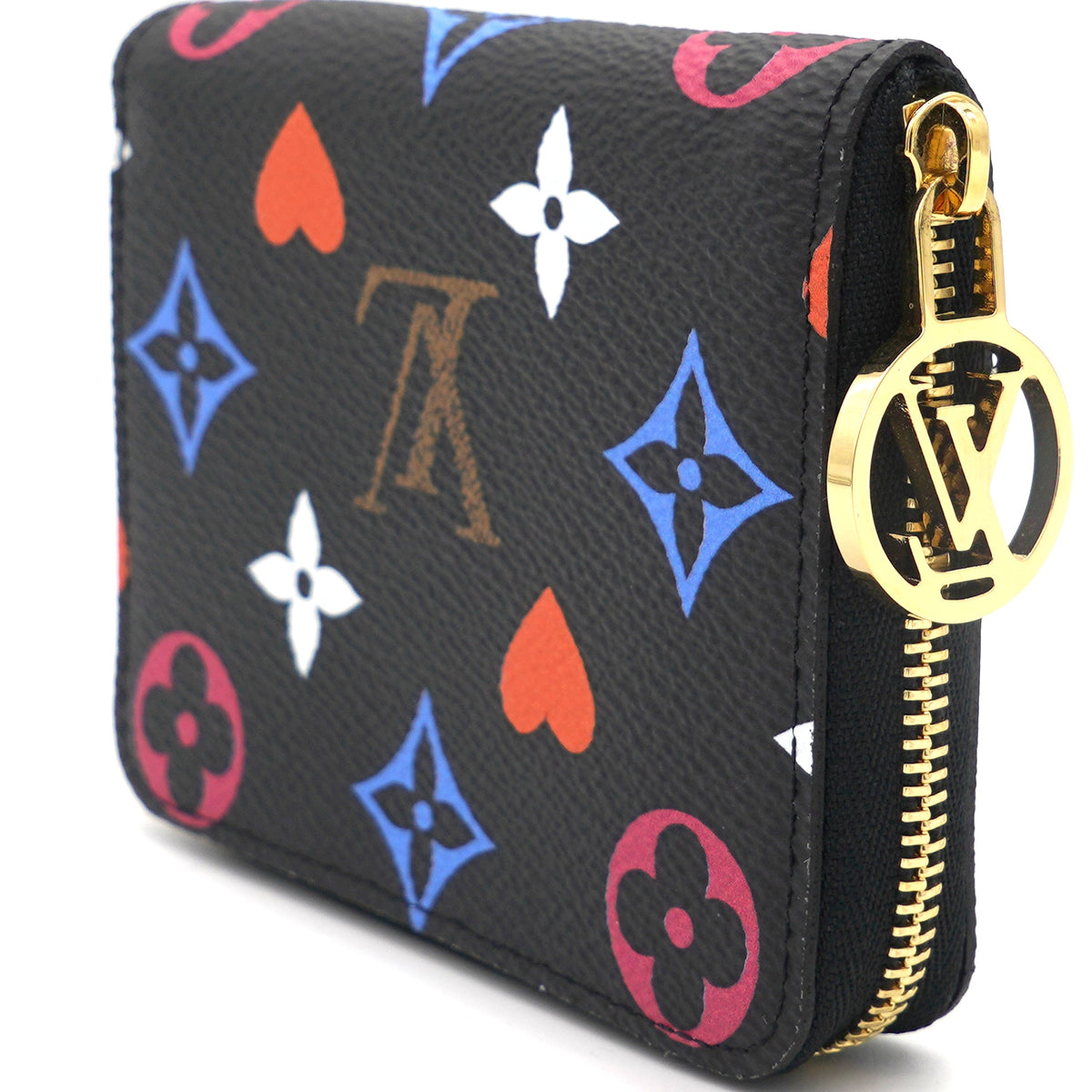 Louis-vuitton Game On Zippy Coin Purse Black