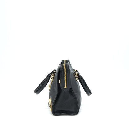 Balenciaga Metallic Edg City S bag Black GHW