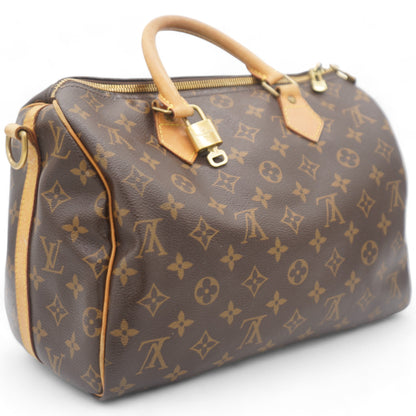 Louis-vuitton Monogram Speedy 30 with Shoulder Strap