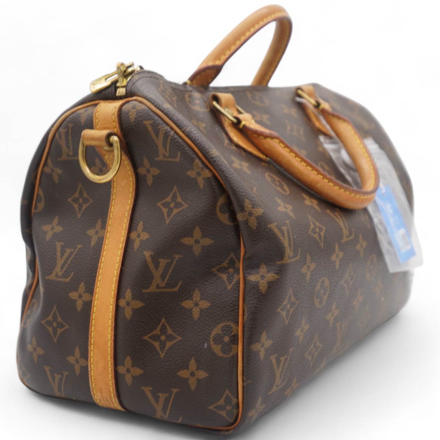 Louis-vuitton Monogram Speedy 30 with Shoulder Strap