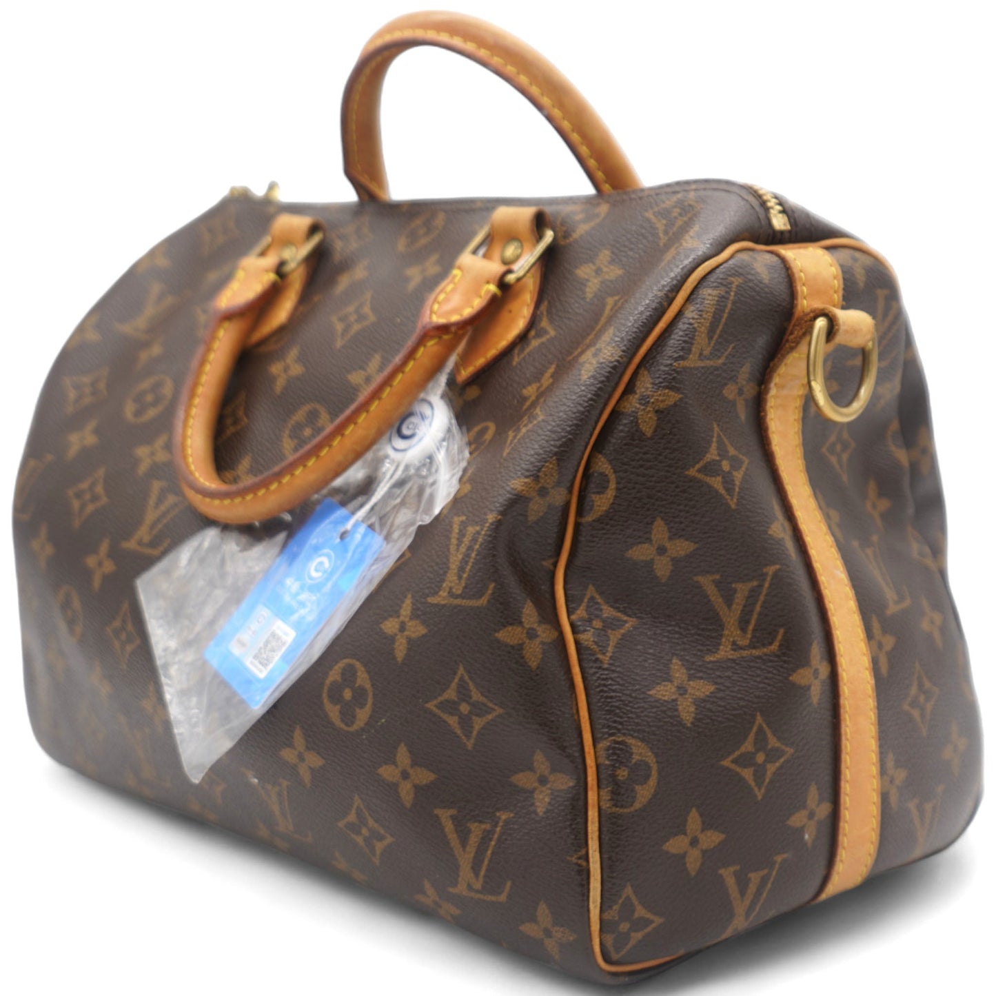 Louis-vuitton Monogram Speedy 30 with Shoulder Strap