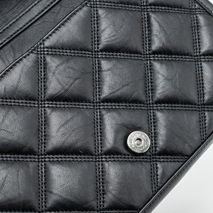 Saint Laurent/YSL Becky Chain Bag Quilted Lambskin Black SHW
