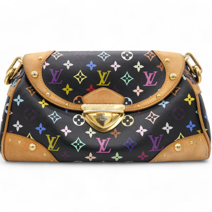 Louis-vuitton Monogram Multicolor Beverly MM Black