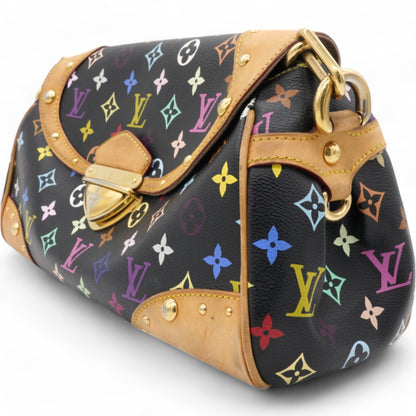 Louis-vuitton Monogram Multicolor Beverly MM Black