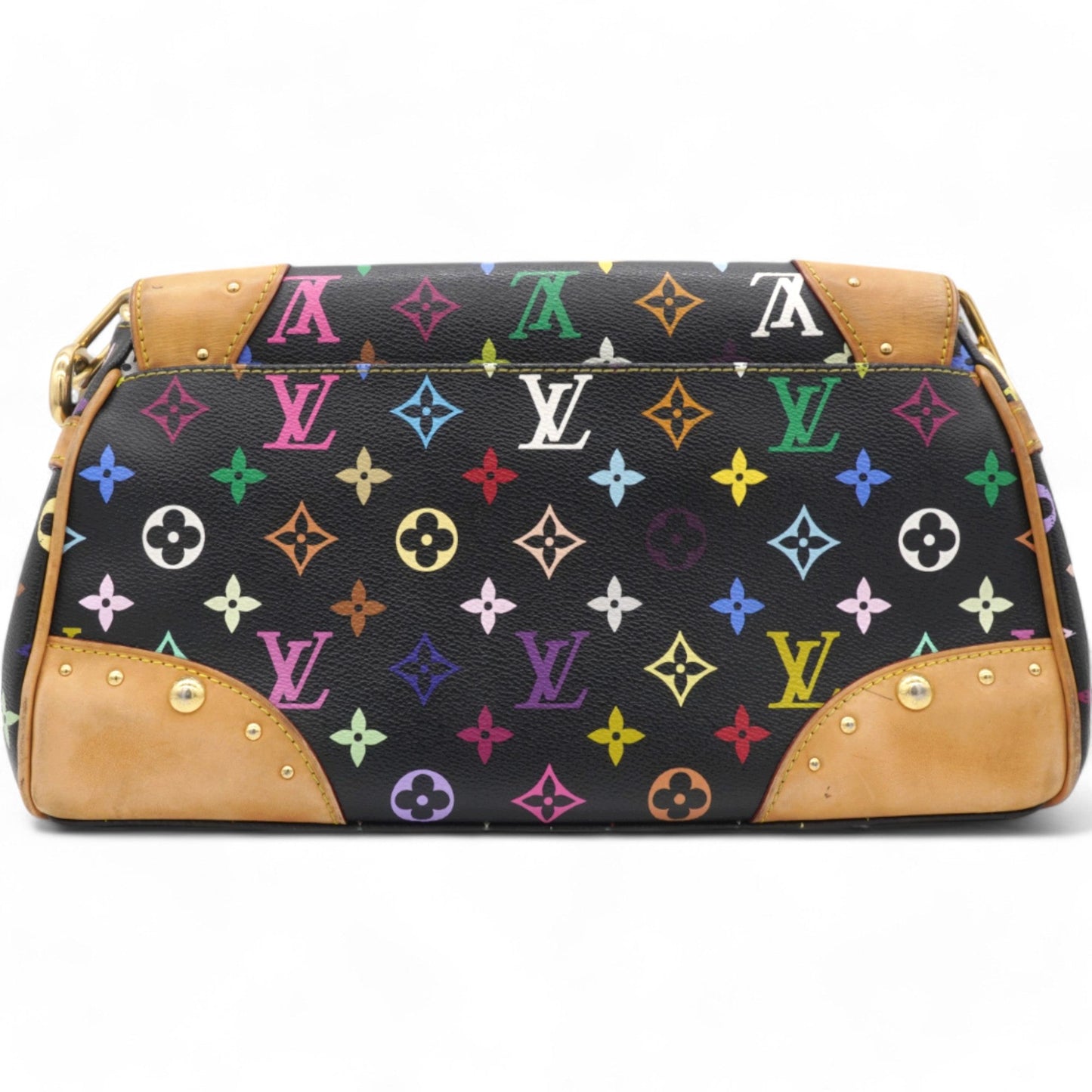 Louis-vuitton Monogram Multicolor Beverly MM Black