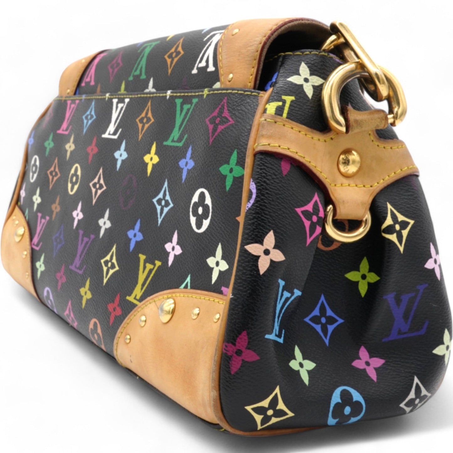 Louis-vuitton Monogram Multicolor Beverly MM Black