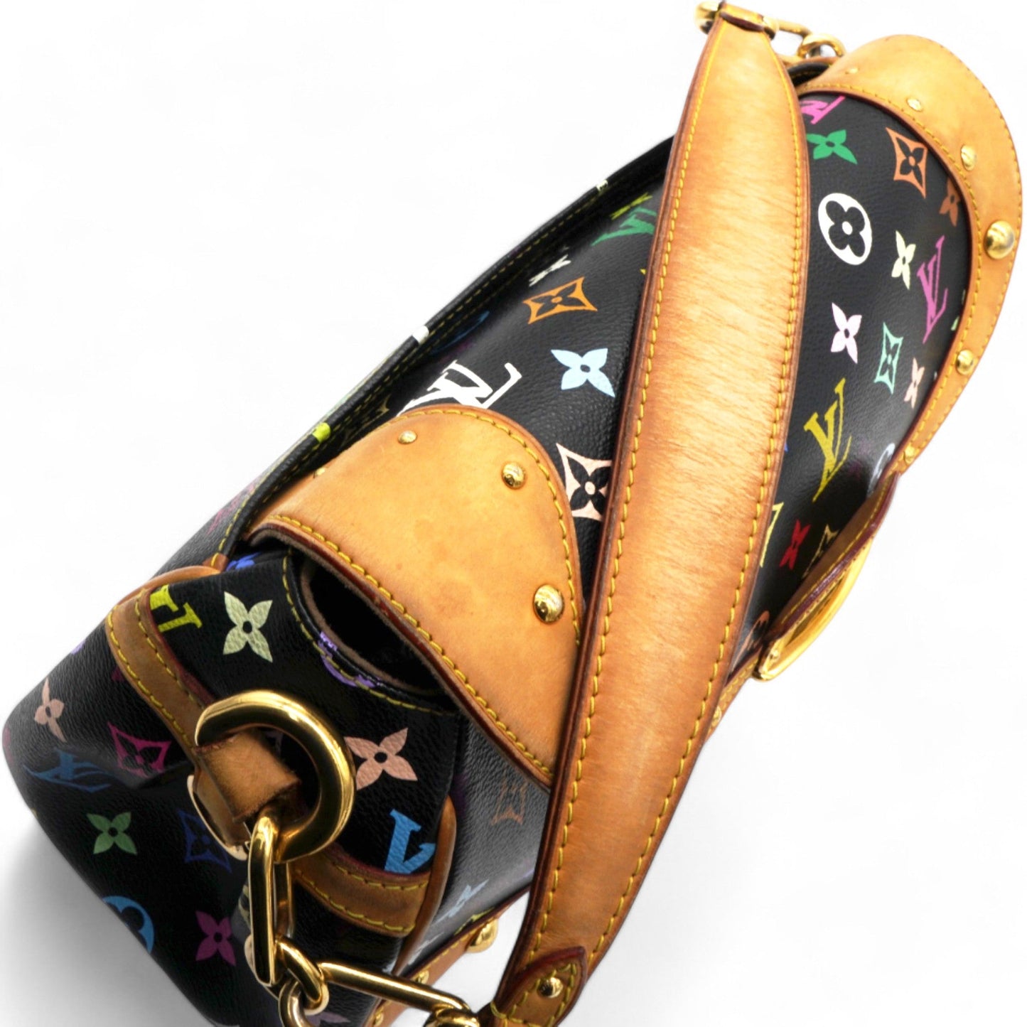 Louis-vuitton Monogram Multicolor Beverly MM Black