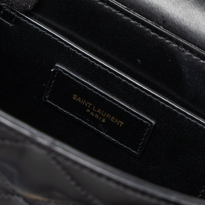 Saint Laurent June Box Bag Lambskin Black GHW