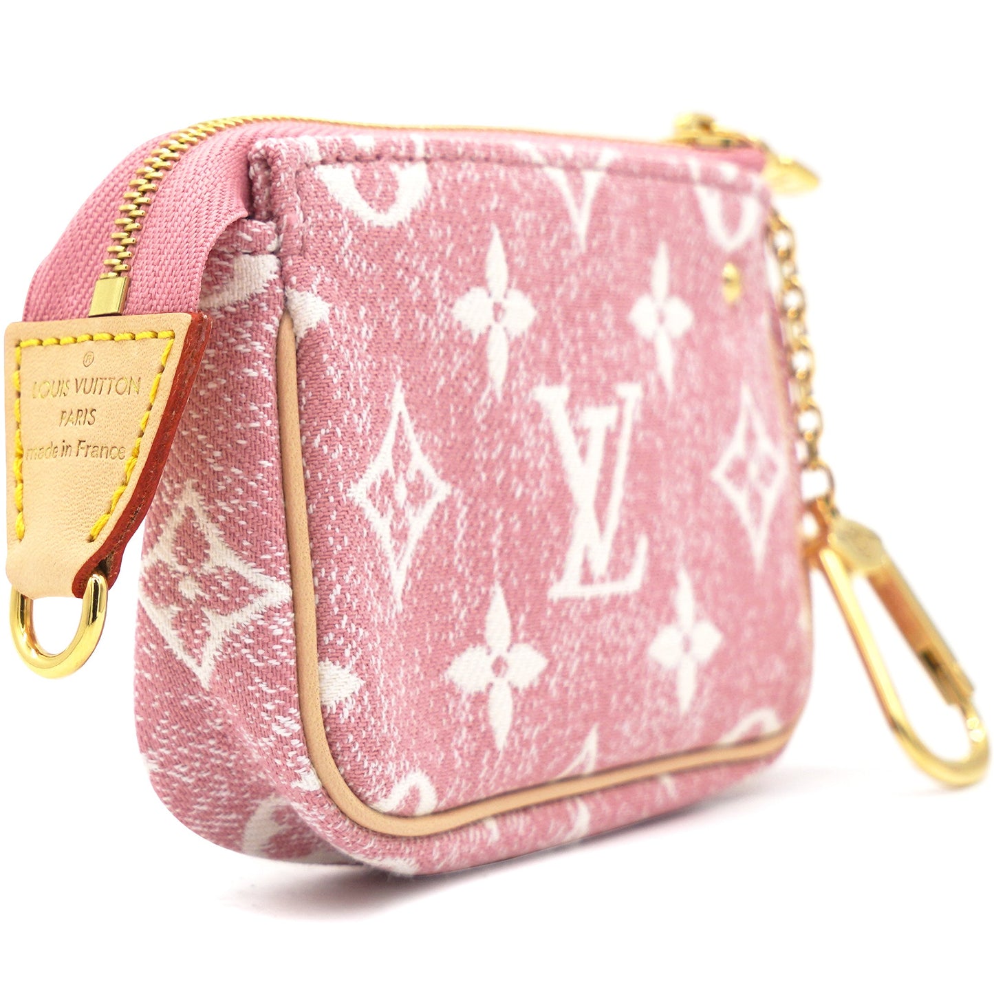 Louis-vuitton Micro Pochette Accessories Pink Denim