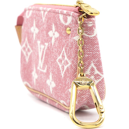 Louis-vuitton Micro Pochette Accessories Pink Denim