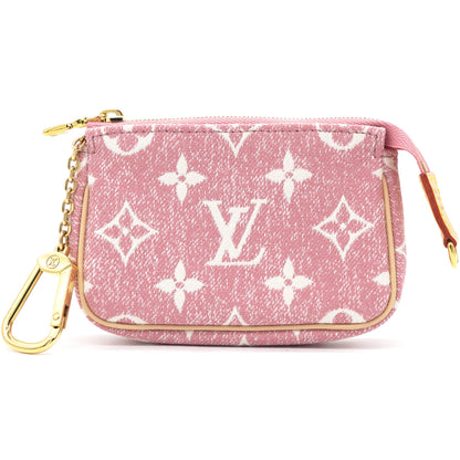 Louis-vuitton Micro Pochette Accessories Pink Denim