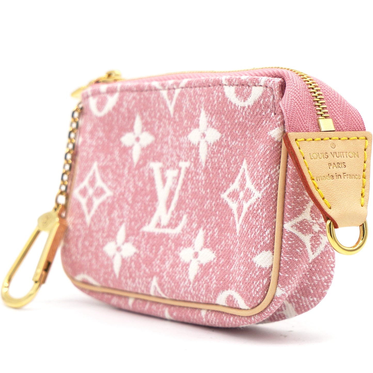 Louis-vuitton Micro Pochette Accessories Pink Denim
