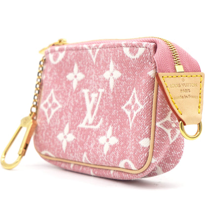Louis-vuitton Micro Pochette Accessories Pink Denim