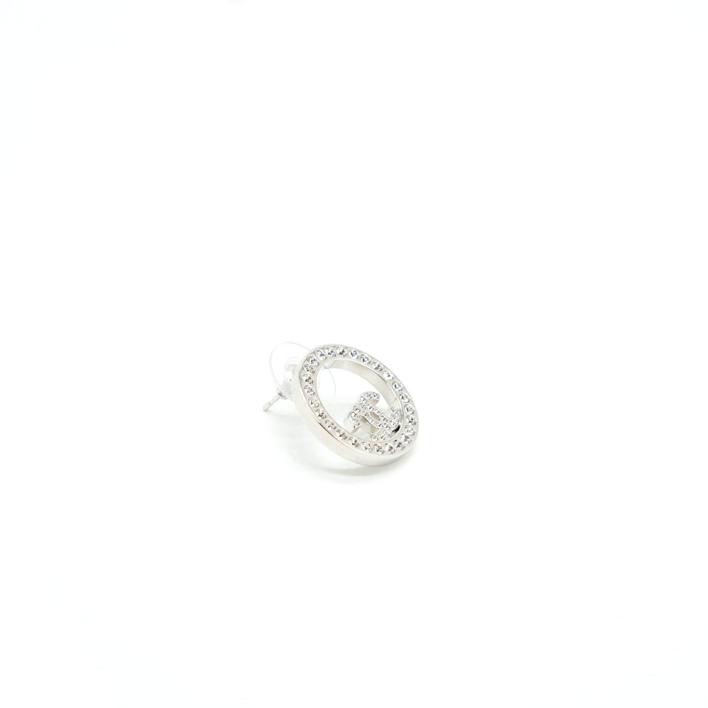 Chanel CC Round Earrings