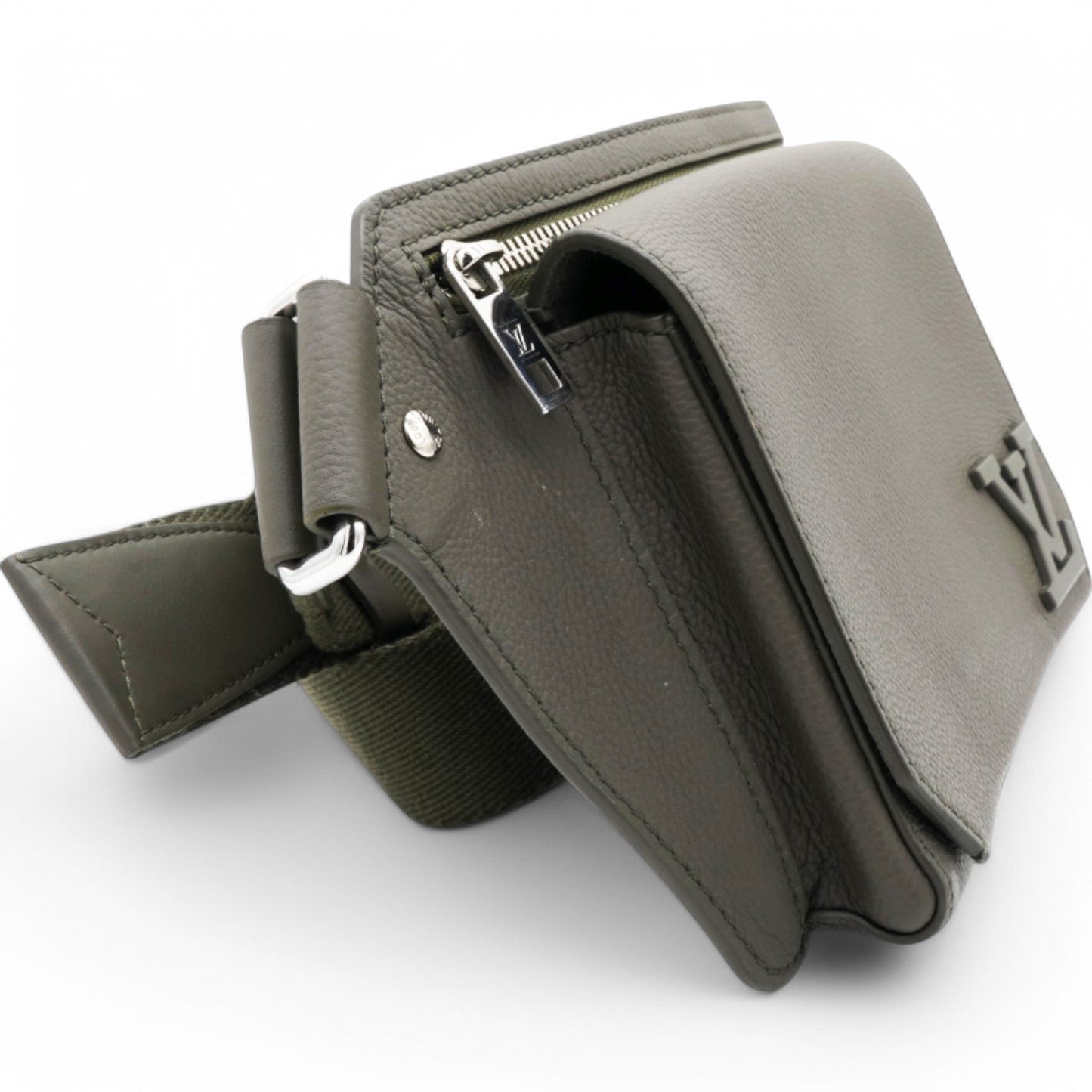 Louis-vuitton Aerogram Takeoff Calf Bag Green