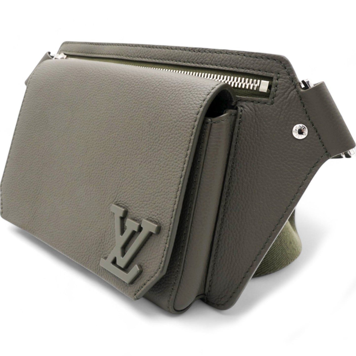Louis-vuitton Aerogram Takeoff Calf Bag Green