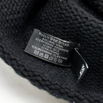 Chanel beanie hat wool/cashmere black / white