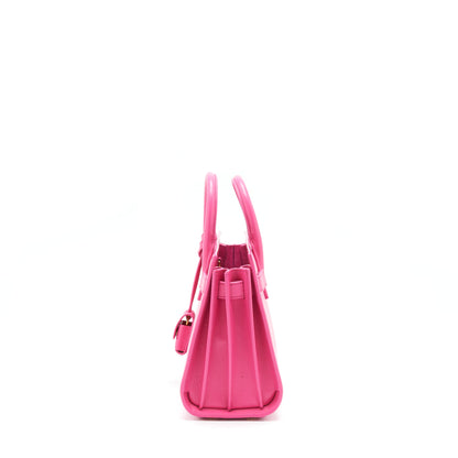 Saint Laurent/YSL Nano Sac De Jour Nano Calfskin Pink GHW
