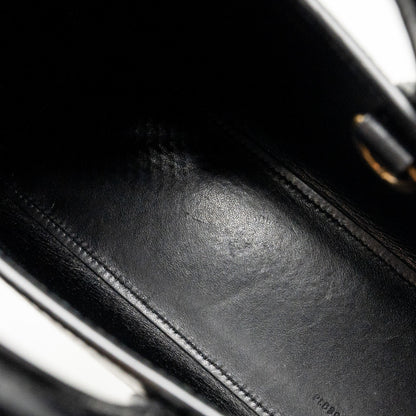 Saint Laurent/YSL Nano Sac de Jour Croc-Embossed Calfskin Black GHW