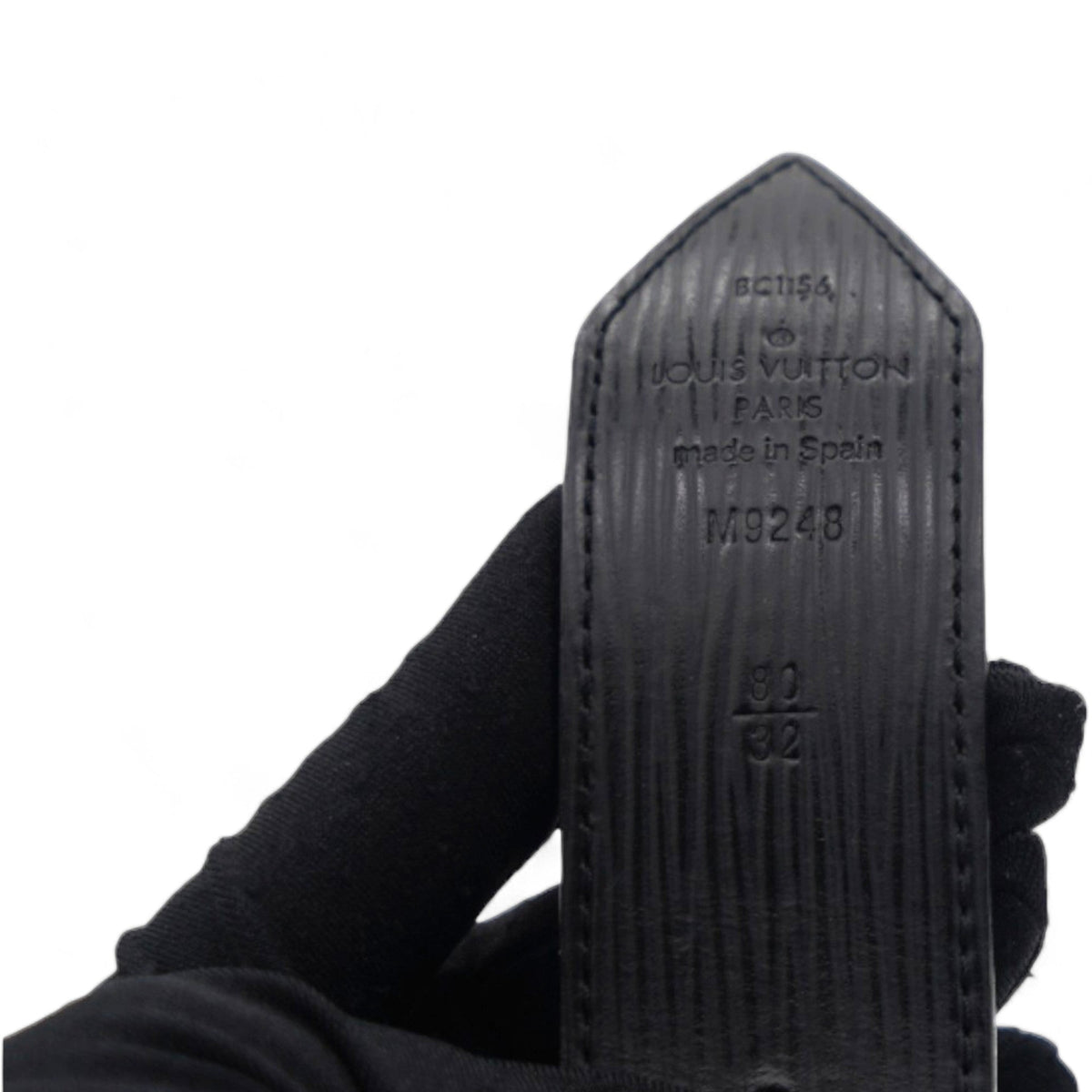Louis-vuitton Epi LV Twist Belt 80 Black 32mm