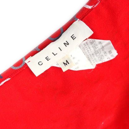 Celine C Macadam T-shirt Red #M
