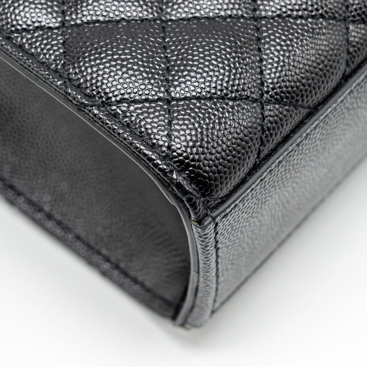 Saint Laurent Large Envelope Bag Calfskin Black GHW