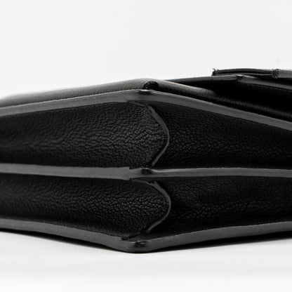 Saint Laurent/YSL Medium Sunset Bag Calfskin Grey SHW