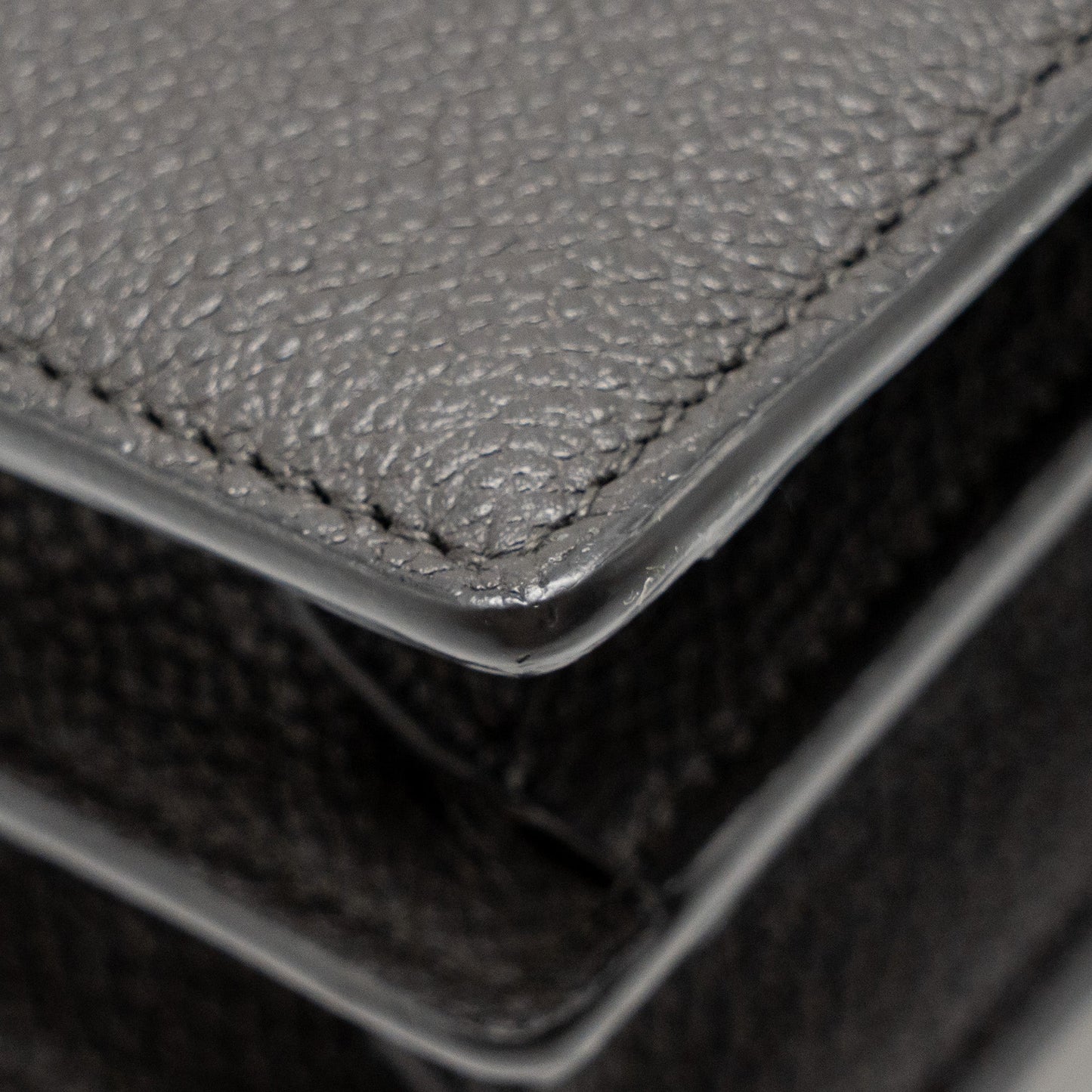 Saint Laurent/YSL Medium Sunset Bag Calfskin Grey SHW