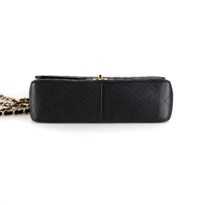 Chanel Classic Jumbo Black Caviar GHW