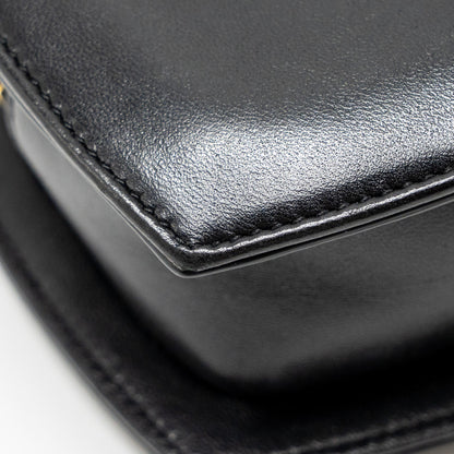 Saint Laurent/YSL Love Heart Clutch Lambskin Black GHW