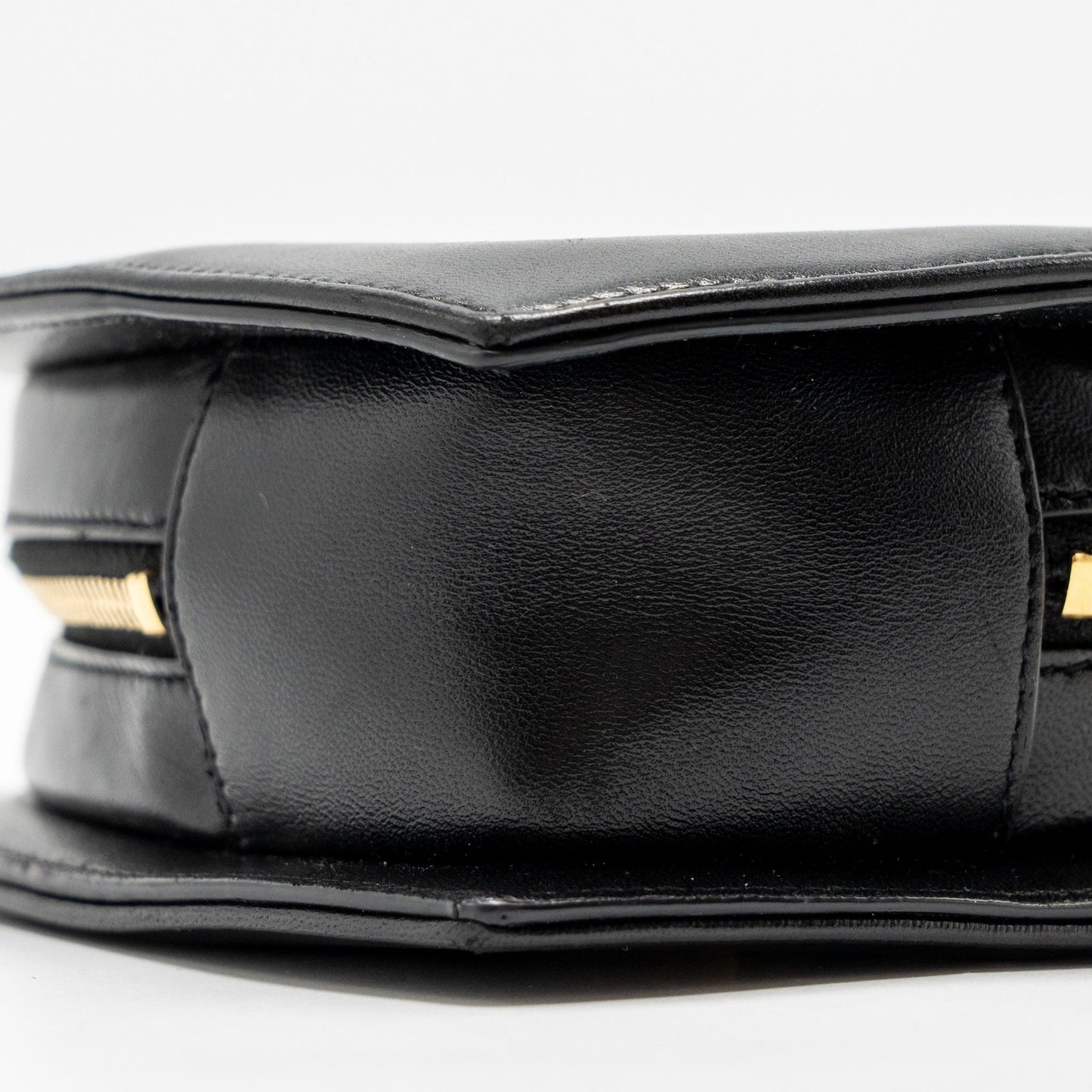 Saint Laurent/YSL Love Heart Clutch Lambskin Black GHW