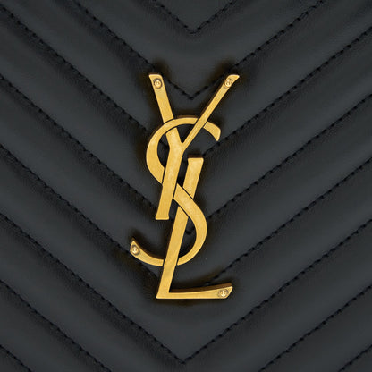 Saint Laurent/YSL Lou Camera Bag Calfskin Black GHW