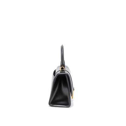 Balenciaga Hourglass XS Calfskin Black GHW