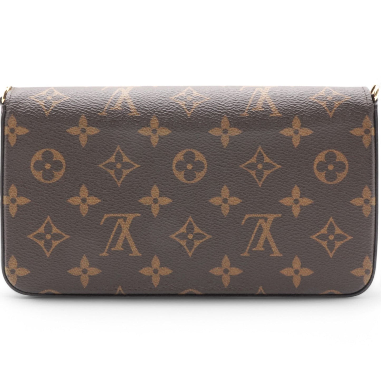 Louis-vuitton Monogram Pochette Felicie Chain Wallet