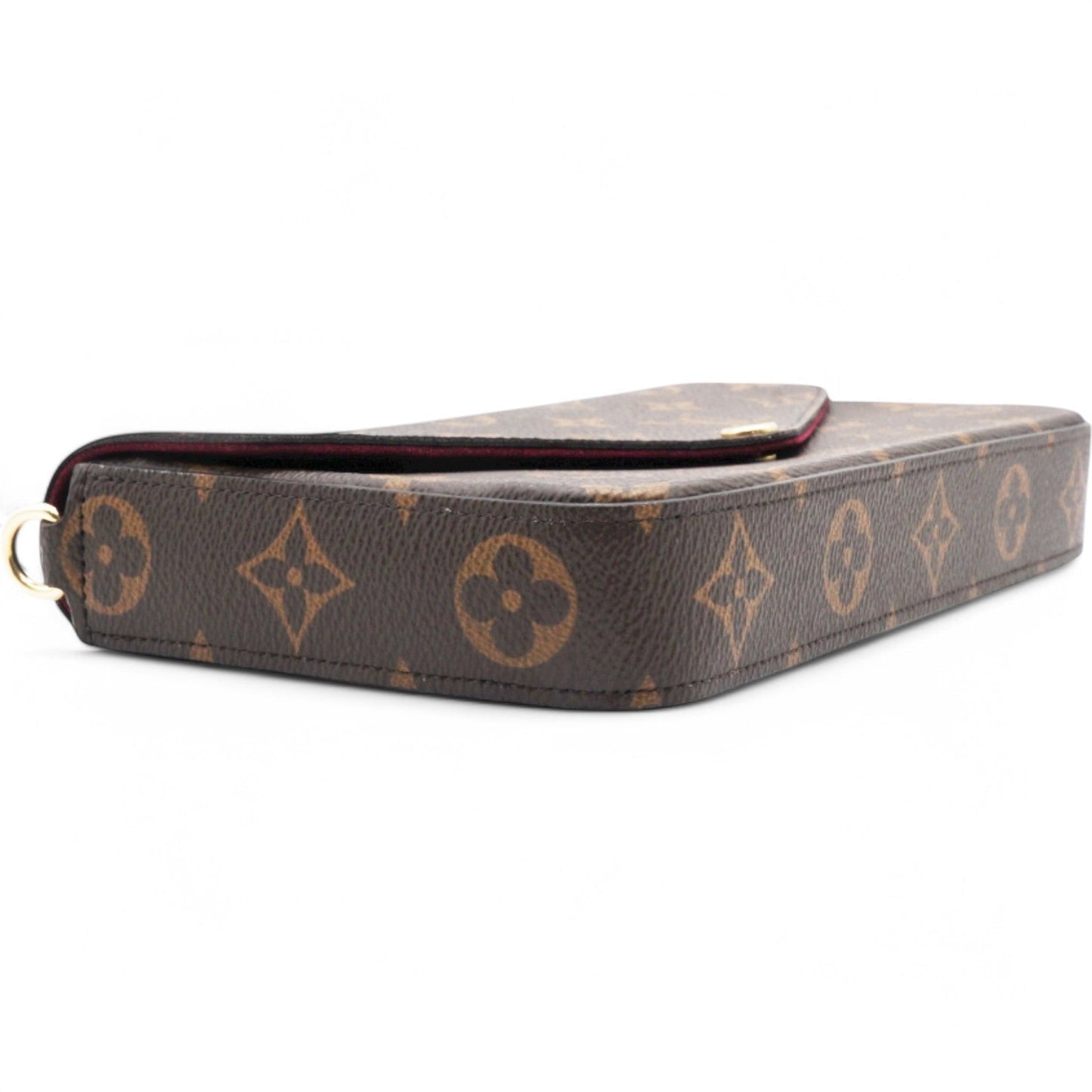 Louis-vuitton Monogram Pochette Felicie Chain Wallet
