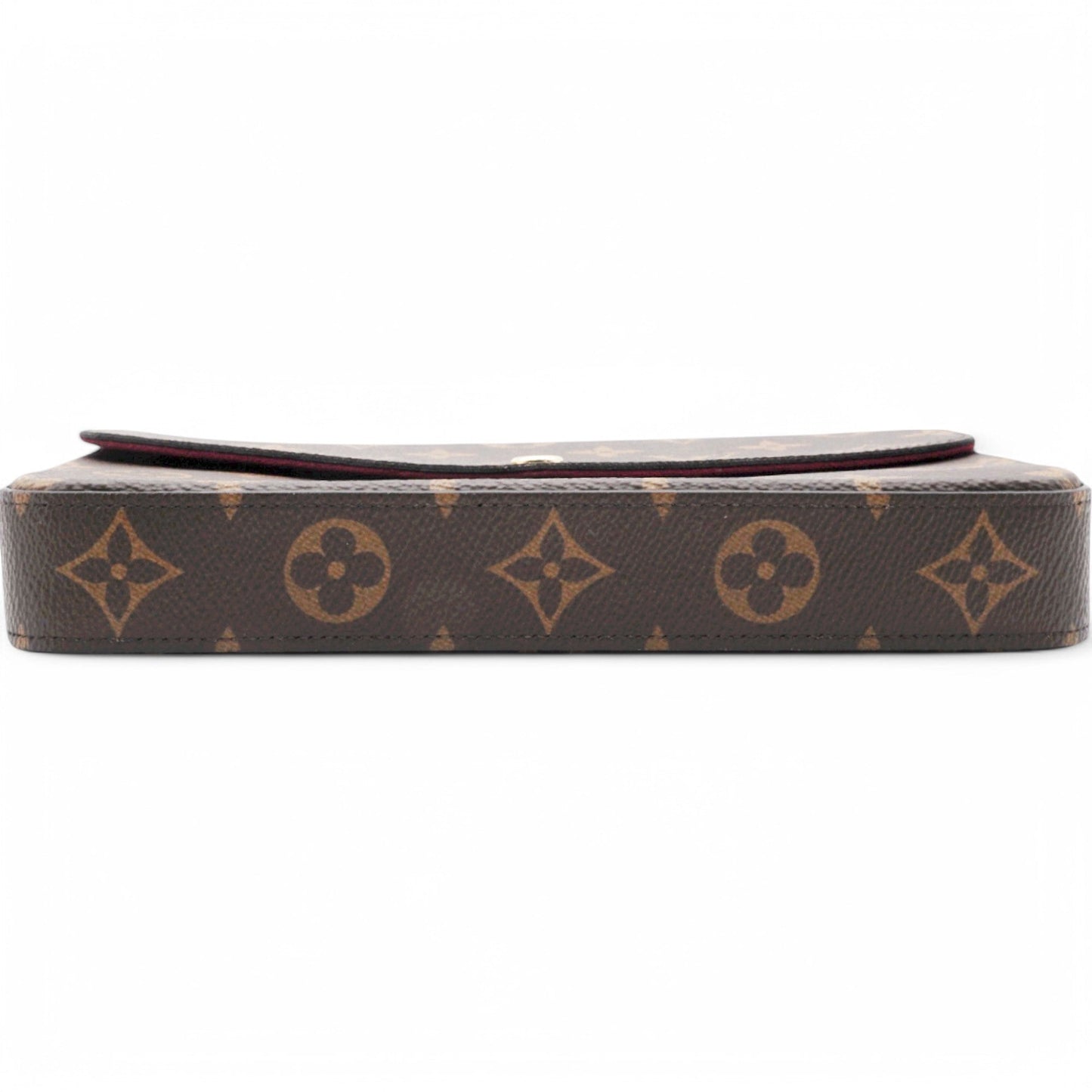 Louis-vuitton Monogram Pochette Felicie Chain Wallet