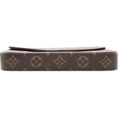 Louis-vuitton Monogram Pochette Felicie Chain Wallet