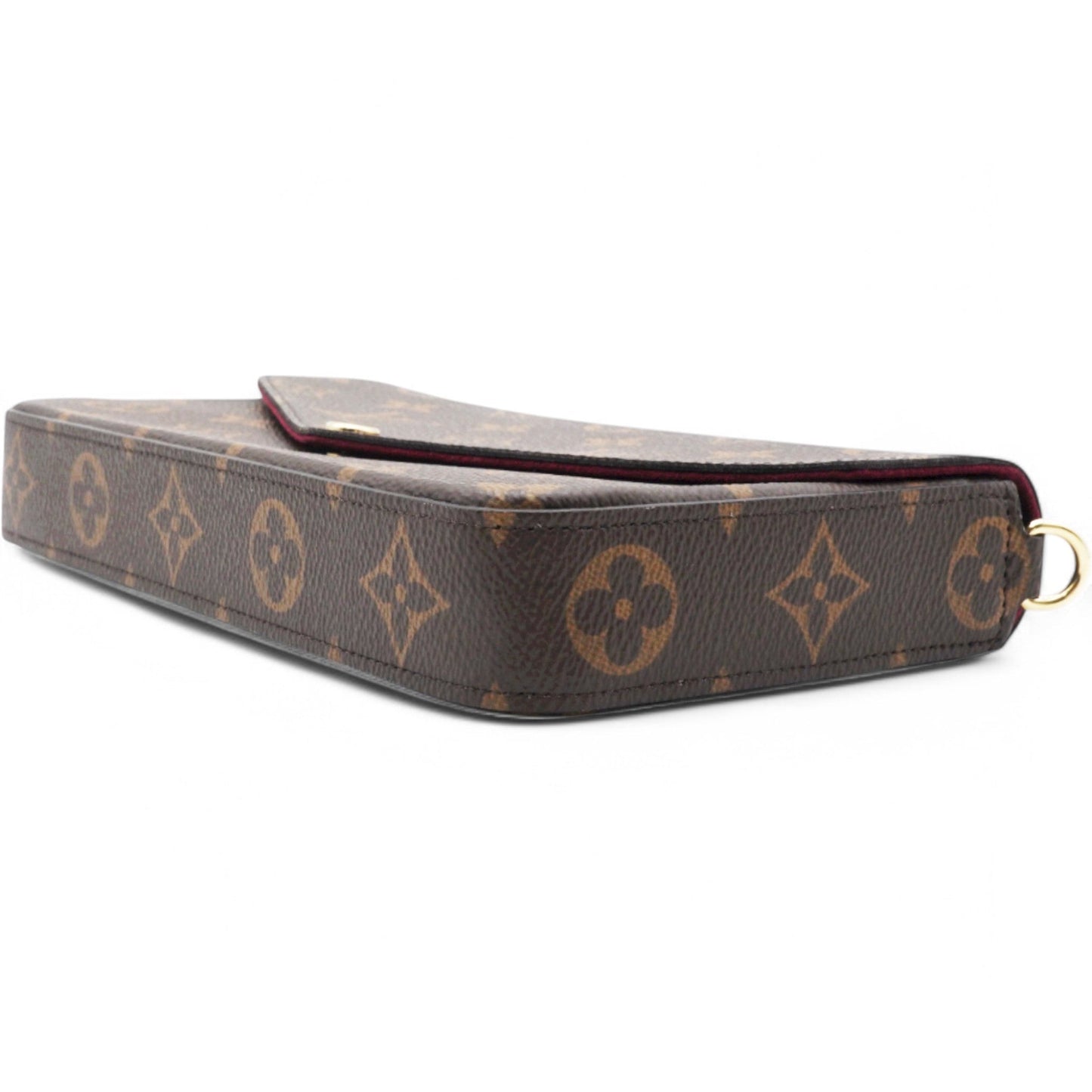 Louis-vuitton Monogram Pochette Felicie Chain Wallet