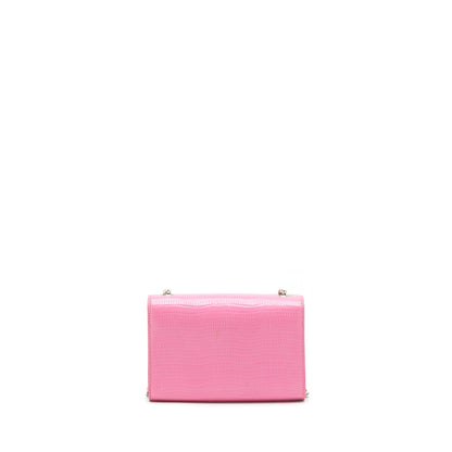 Saint Laurent / YSL Mini Kate Tassel Embossed Calfskin Pink SHW